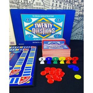 Vintage 1988 TWENTY QUESTIONS Trivia Board Game University Games COMPLETE